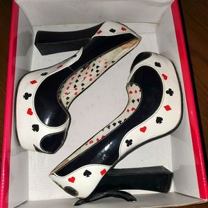 Funtasma platform heels Card Suits Poker